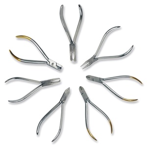 Pince orthodontique Adams 13cm en acier inoxydable de qualité supérieure sans corrosion Becs carrés formant un arc Pince pour instruments dentaires - Product Image 6