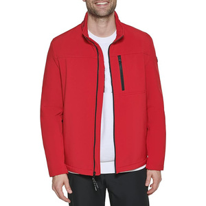 Veste de sport imperméable coupe-vent personnalisée pour hommes, tissu léger avec fermeture à glissière et impression - Product Image 5
