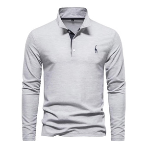 Polo décontracté pour homme, léger, respirant, manches courtes, sport et style de vie, impression de logo, broderie - Product Image 1