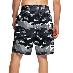 Short de bain de 11 pouces imprimé sur mesure pour hommes avec sublimation maillot de bain décontracté en tissu polyester pour la plage - Product Image 4