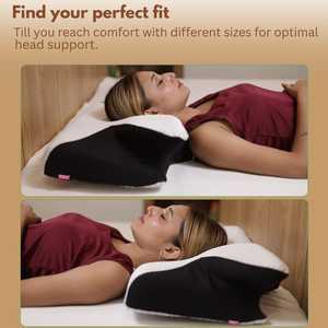 หมอนรองคอทรงผีเสื้อรูปทรงหมอนรองรับกระดูกและข้อแบบทึบทันสมัย - Product Image 5