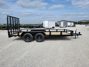 รถพ่วงบรรทุกข้าวใหม่ 7x16 ปี 2026 แบบ Tandem Utility ขนาด 82x16 พร้อมประตูทางลาด 5 ฟุต - Product Image 2