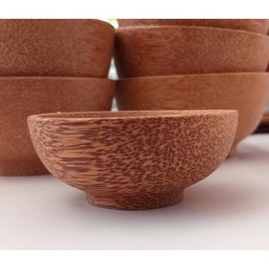 Produit fait main de vente chaude-Bol en bois de noix de coco naturel fabriqué à la main pour une cuisine durable-LOTUS BLEU du Vietnam - Product Image 2
