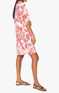 Vestido blanco y rosa suave y cómodo más vendido para uso diario informal disponible al mejor precio de la India - Product Image 2