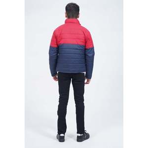 Unze London Mens ABEEIL Casual Winter <b>Jacket</b> Reversible Hooded Nylon Zipper Closure Waterproof Breathable Polyester Print - Product Image 3