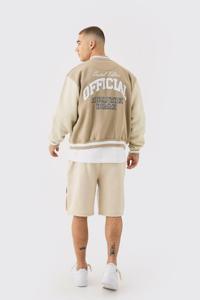 เสื้อแจ็กเก็ตเลตเตอร์แมนแบบปักลายสำหรับฤดูหนาวเสื้อสตรีทแวร์กันลม - Product Image 2