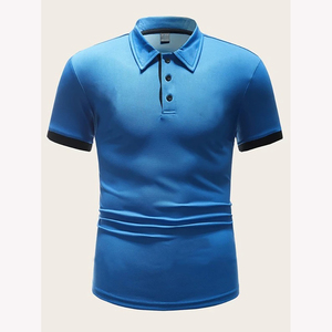 Hombres 2025 Verano Transpirable para Polos Color Sólido 100% Algodón Lona Manga Corta - Product Image 4