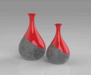 Vantage Modern Luxury Set de 3 Metal con jarrón de flores con acabado antiguo Estilo único Fancy para decoración del hogar y decoración de deshierbe - Product Image 6