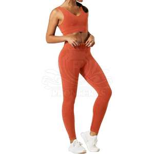 Conjunto de Yoga para mujer Entrenamiento Fitness Gimnasio Desgaste Conjunto de yoga Ropa de gimnasio Conjunto de yoga para mujer - Product Image 1