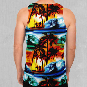 Débardeurs de sport respirants sans couture pour hommes imprimés par sublimation personnalisée Débardeurs à sublimation nouveau design de mode - Product Image 2