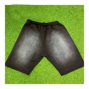 Baggy urbain shorts hommes streetwear surdimensionné respirant cordon hip hop mode coupe ample coton été style décontracté - Product Image 2