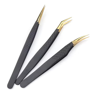 Pinzas para Pestañas Herramienta Profesional, Antideslizante, No Magnética, Ligera, Perfecta para Artistas de Pestañas - Product Image 3