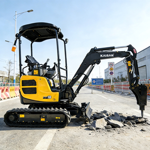 Miniexcavadora KAISAN de 1.8 Toneladas para Construcción, Diseño de Cola Cero, Excavadora Araña con Motor Yanmar - Product Image 2