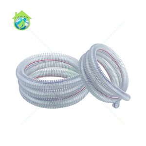 Manguera de alambre de acero Premium de 6 pulgadas, resistente a 20M, resistente a alta presión, resistente al calor y a productos químicos para uso industrial y en el jardín - Product Image 1