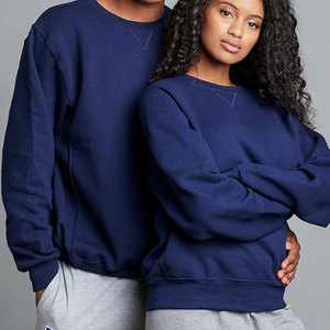 Bleu marine couleur Oem échantillon fabricant hommes sweat 100% coton léger Logo personnalisé impression hommes sweats respirants - Product Image 3