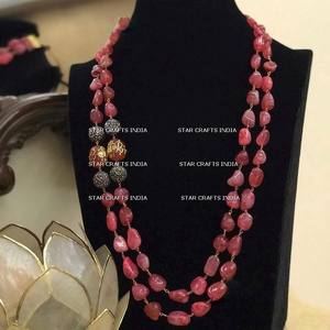 Collar de cadena hecho a mano con cuentas de diseñador, joyería Unisex de moda de verano para hombres y mujeres de The STAR CRAFTS INDIA - Product Image 3