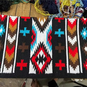 Manta de sillín de lana hecha a mano de Nueva Zelanda Ranch Pad Western Show Horse Top Wool Saddle Pad en varios tamaños disponibles para la venta - Product Image 2