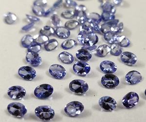 Tanzanite ธรรมชาติขนาด7x9มม. รูปไข่ทรงวงรีทรงหลวม - Product Image 6
