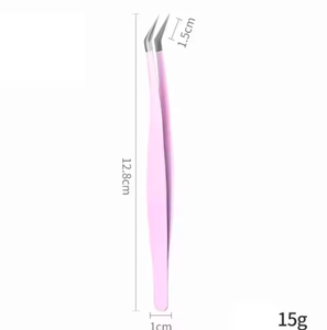 ANAAIF Pince à sourcils pointue en PVC de haute précision, pince à fleurs pour faux cils, outil de beauté à sept formes, 1 pièce - Product Image 6