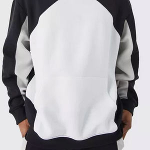 Venta al por mayor nuevos hombres de alta calidad anti-pilling pulóver con capucha de moda impreso en blanco Panel bordado Technics OEM compatible - Product Image 4