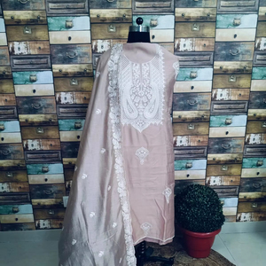 Traditionnel Soie Salwar Kameez Élégant Tous Les Jours Confort Coton Pantalon Ensemble À La Mode Casual Ethnique Porter Costume Femmes Indien - Product Image 1