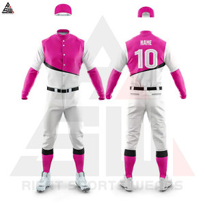 Nuevo último uniforme de Jersey de béisbol transpirable de secado rápido resistente hecho a medida Pakistán conjuntos 100% poliéster conjuntos de alta calidad - Product Image 6