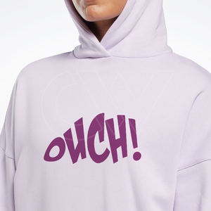 Sudadera con Capucha Extra Grande de Forro Polar con Estampado Personalizado para Mujer, Sudadera de Invierno de Manga Larga con Bolsillos Delanteros con Logotipo - Product Image 4