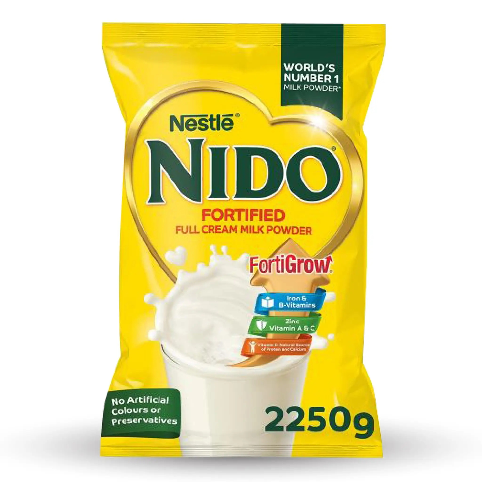 Lait en poudre enrichi Nido-Sac de 2.5kg