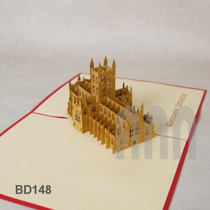กระดาษป๊อปอัพ3D ญี่ปุ่น, การ์ดอวยพรพิมพ์ออฟเซตสำหรับวันเกิดและปีใหม่ของขวัญของที่ระลึกหวานๆ - Product Image 6