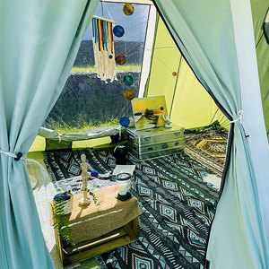 เต็นท์แคมป์ปิ้งครอบครัวเต็นท์กันน้ำพับได้สำหรับกิจกรรมกลางแจ้ง - Product Image 2