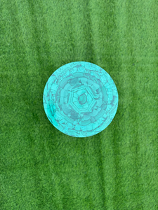 Adorno de Mesa de Lujo para el Hogar de Halloween, Hecho a Mano con Piedra Preciosa de Labradorita Verde, con Diseño de Amor - Product Image 2