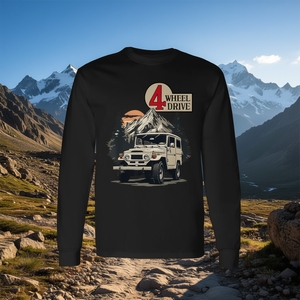 Camiseta de Manga Larga para Montaña y Todoterreno, Serie 40, 4x4, FJ, para Entusiastas de la Aventura, Ropa Promocional para Vehículos 4x4 - Product Image 3