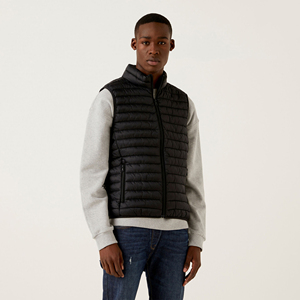 Gilet sans manches matelassé décontracté pour homme, hiver 2024, imperméable, écologique, respirant, impression de logo personnalisée, service OEM - Product Image 3