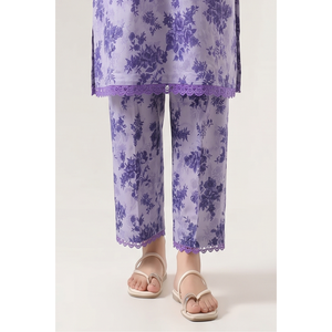 Ensemble 2 pièces décontracté imprimé numérique en tissu lawn printemps/été TC-1594 cousu - Product Image 2