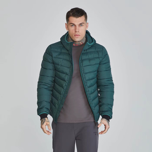 High Street Style hommes hiver bulle doudoune haute qualité léger fermeture éclair à capuche veste support personnalisable cachemire - Product Image 1