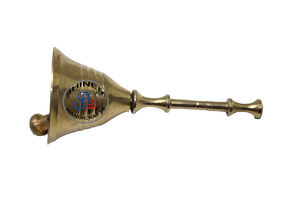 Campana de mano de Pooja de latón para el hogar, campana elegante y moderna para decoración del hogar - Product Image 5