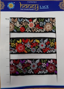 Business Style Eco-Friendly Silk Embroidery <b>Lace</b> Fabric Floral Design Polyester Embroidered <b>Stretch</b> <b>Lace</b> for Bags Shoes Clothing - Product Image 5