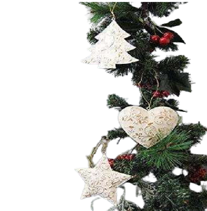 Golden Antique Finished Christmas Tree <b>Hanging</b> Metal <b>Stars</b>/Heart Wholesaler New Arrival Design Christmas Tree Ornaments - Product Image 3