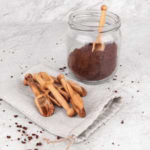 Juego de 6 Cucharas Pequeñas de Madera de Olivo para Hierbas y Especias - Product Image 5