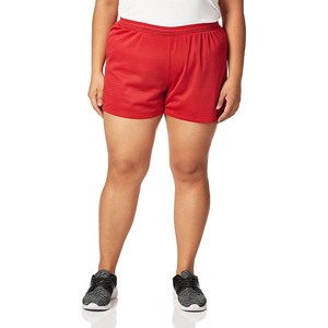 Short d'été pour femmes, taille haute 100% coton polaire respirant, vêtements de sport et décontractés, teints en plaine - Product Image 2