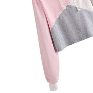 Sudadera con Capucha Deportiva Transpirable para Mujer, con Logotipo Personalizado Bordado, 100% Algodón, Estilo Crop Top, Informal, para Invierno - Product Image 6