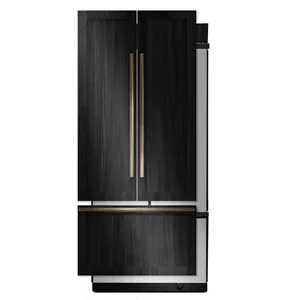 Réfrigérateur encastrable à portes françaises électrique de 36 pouces, 20,81 pi³ Machine à glaçons automatique filtrante à capacité totale, Fresh Flow Air US - Product Image 1