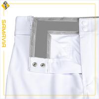 SAMAVIA Industry Pantalon Capri de baseball court pour hommes Design personnalisé, vêtements de sport 3/4, grandes tailles coutures de qualité supérieure