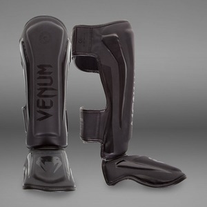 Protège-tibias et protège-pieds en cuir véritable Venume Shin & Instep Guard pour entraînement de kick-boxing, protège-tibias en cuir personnalisés et chauffe-jambes - Product Image 1