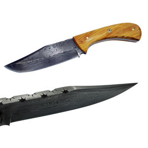 Cuchillos de caza hechos en fábrica para la venta/cuchillo de caza hecho a mano con mango de madera de hoja fija - Product Image 6