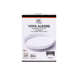 VISTA ALEGRE Stoneware Cake <b>Pan</b> 5cm 29cm White Pack of 4 for Baking Dishes & <b>Pans</b> - Product Image 2