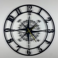 Jam Dinding Kayu Minimalis Modern Quartz Analog Motif Still Life Dekorasi Ruang Tamu Mewah Desain Needle Art Deco Antik