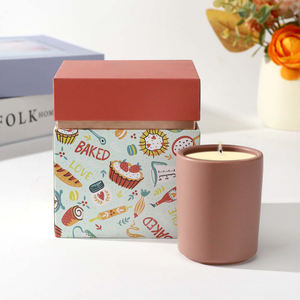Wholesale Luxury Candle Jars <b>with</b> <b>Lid</b> Premium Paper <b>Boxes</b> for Premium Packaging Elegant Candle Box Design - Product Image 4