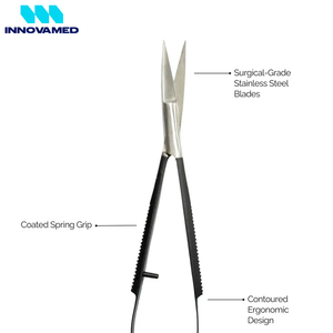 Ciseaux à ressort Micro personnalisés légers de haute qualité nouveau Design outils de beauté droits en acier inoxydable à pointe pointue pointue - Product Image 3