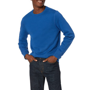 Solid Color Plain Dyed Men's Pullover Sweatshirts Windproof Breathable Eco-Friendly Regular Fit Oversized Winter <b>Thick</b> <b>Fleece</b> - Product Image 4